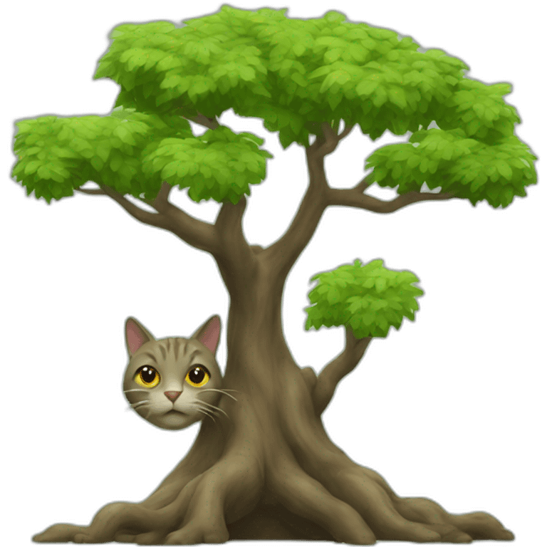 A Tree Cat emoji