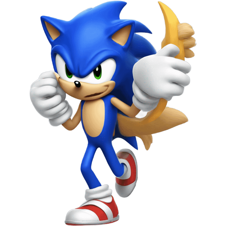 Sonic the hedgehog  emoji