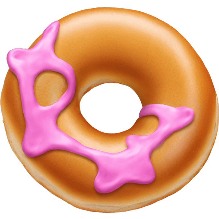 pink bagel emoji