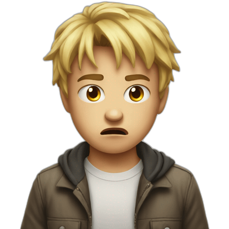 angry kid emoji