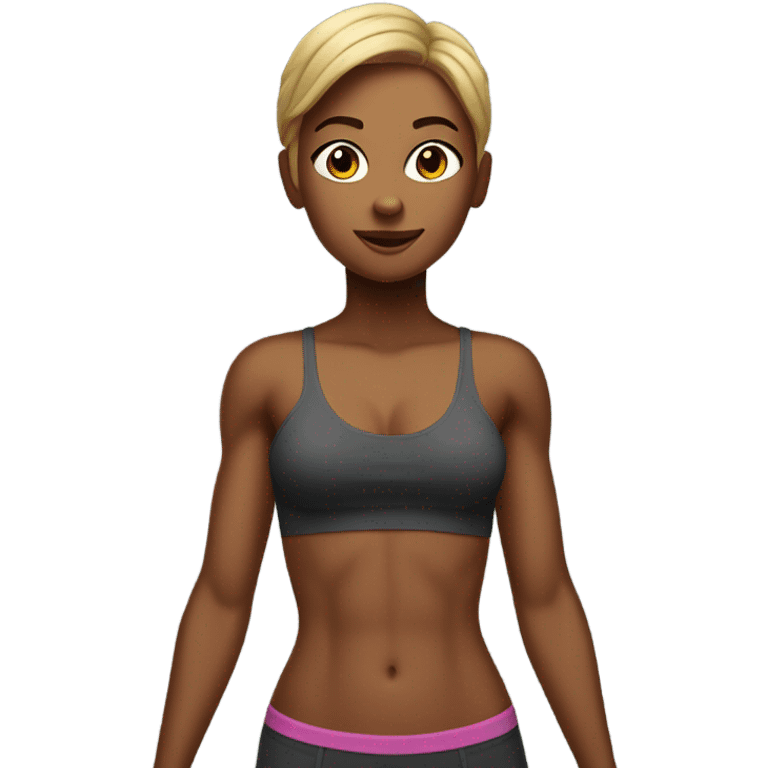 girl with abs emoji