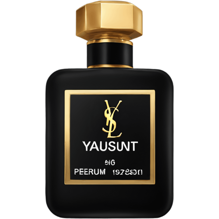 black ysl perfume emoji