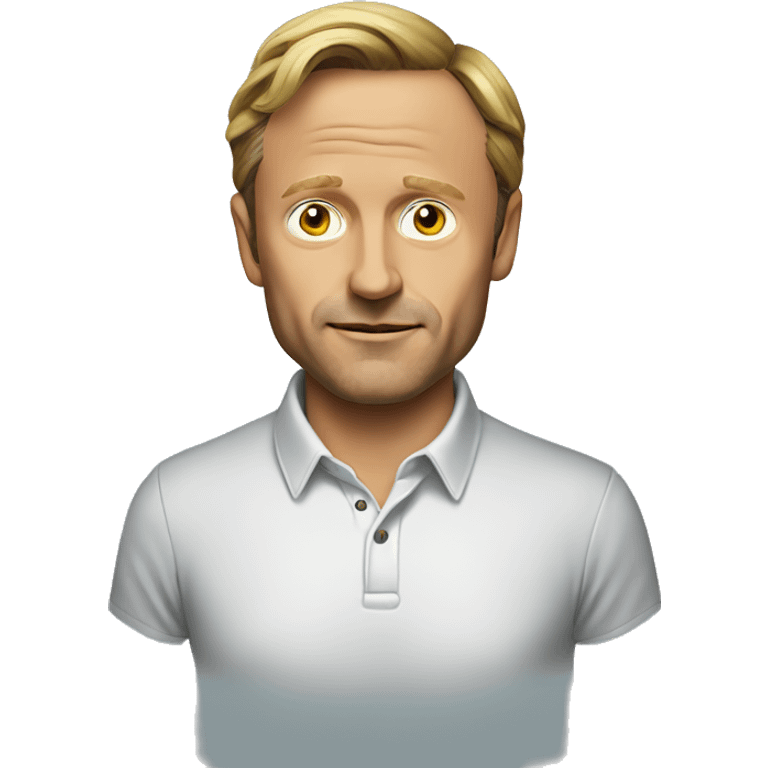 Christian Lindner with poloshirt emoji