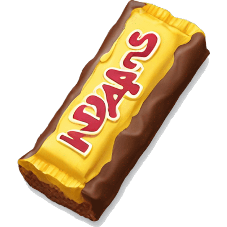 Yellow mars bar emoji