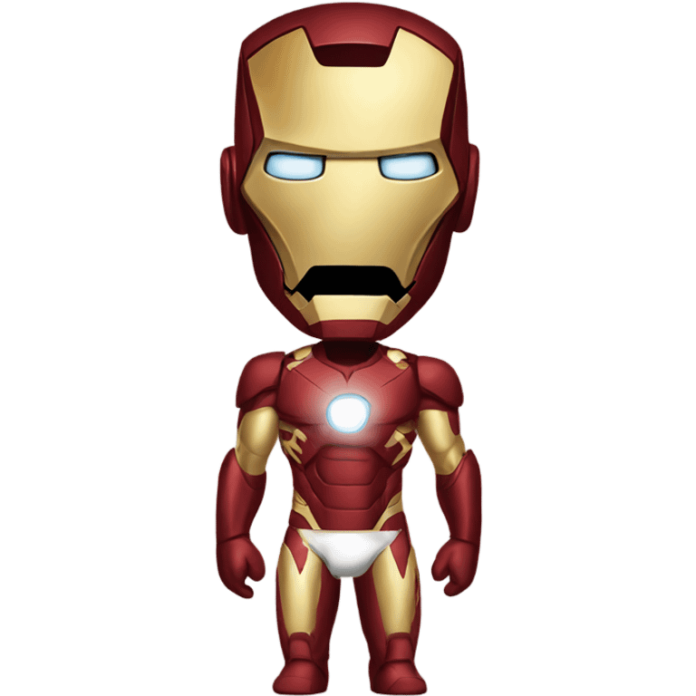 Iron man in underwear emoji