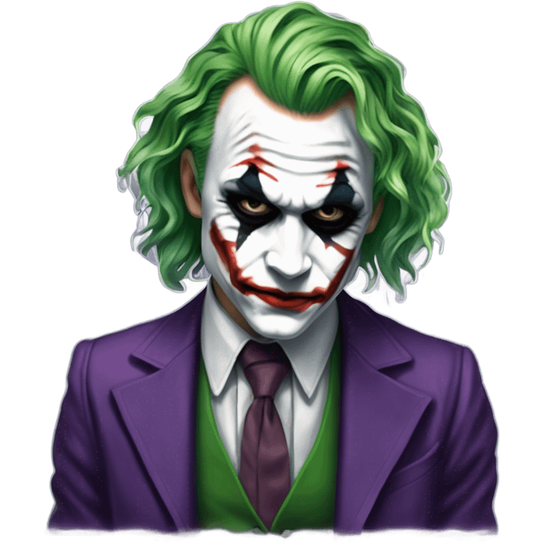 Heath ledger joker emoji