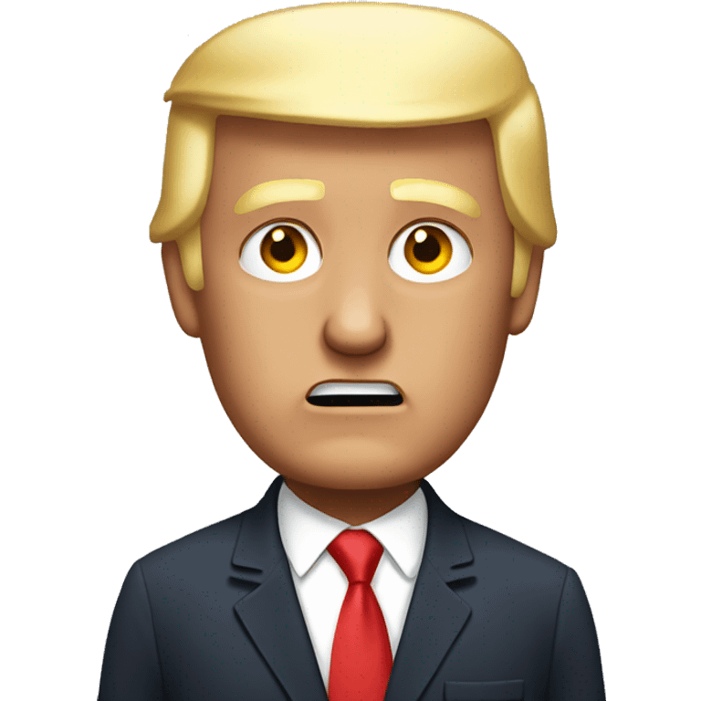 Trump with injured right ear. emoji