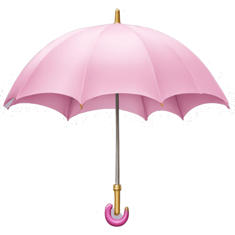 Light pink umbrella unicorn  emoji