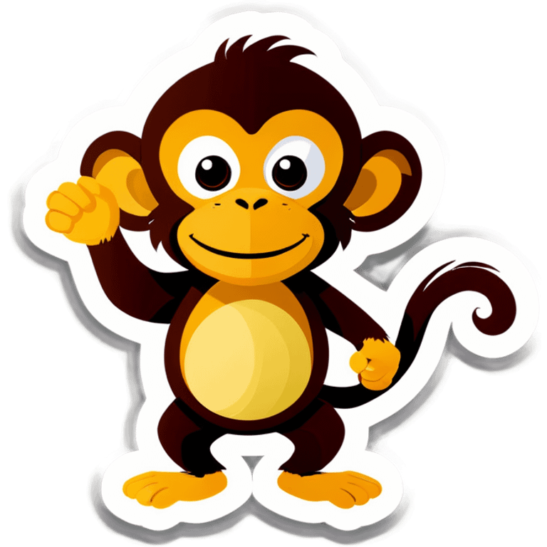 Funny monkey emoji