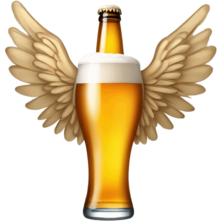 beer with wings emoji