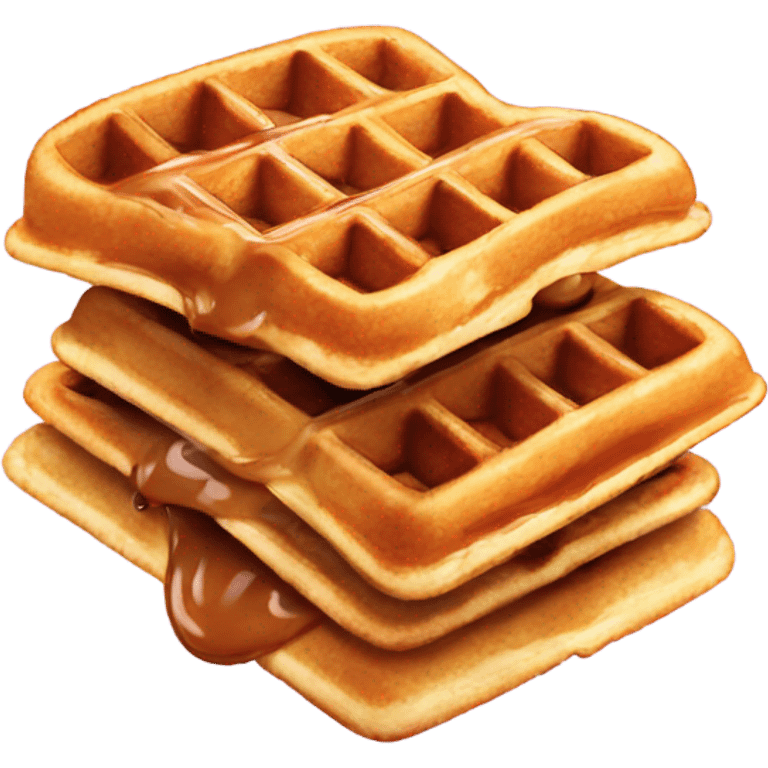 Caramel waffles  emoji