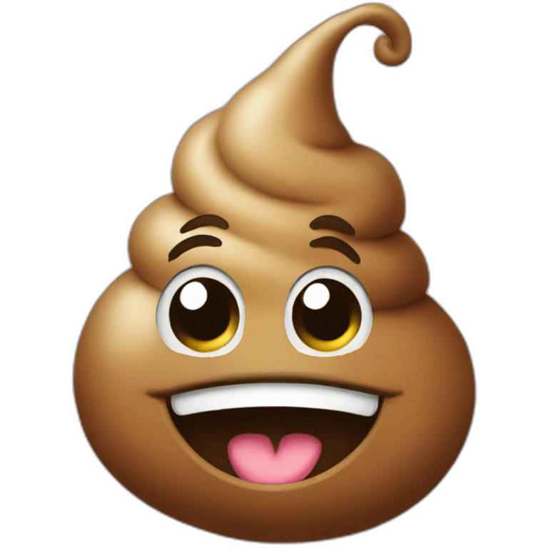 Happy poop emoji