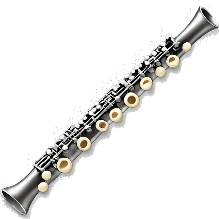 A flute that's slanted. With holes on one side, and a single hole for playing on the other. Make it sleek and sexy emoji