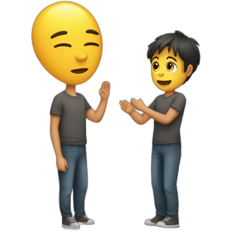 Relation qui tien sa main emoji