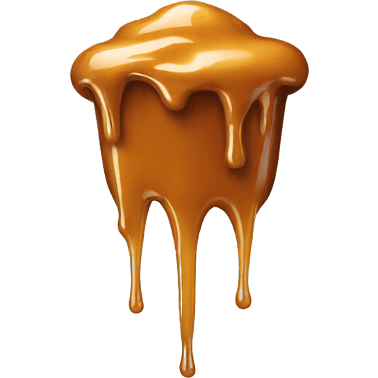 caramel drip emoji