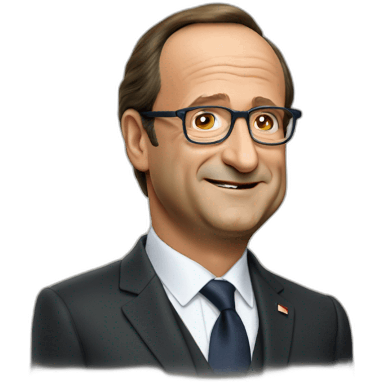 François Hollande choquer emoji