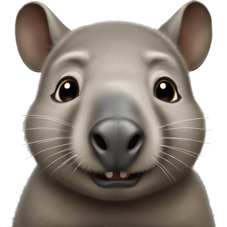 northern hairy nosed wombat emoji