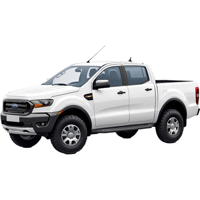 Ford Ranger - Ford (Model Year: 2024) (Iconic colour: White) emoji