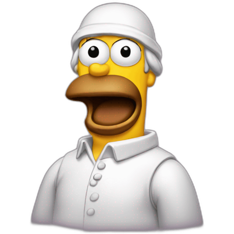 homer donut surprised emoji