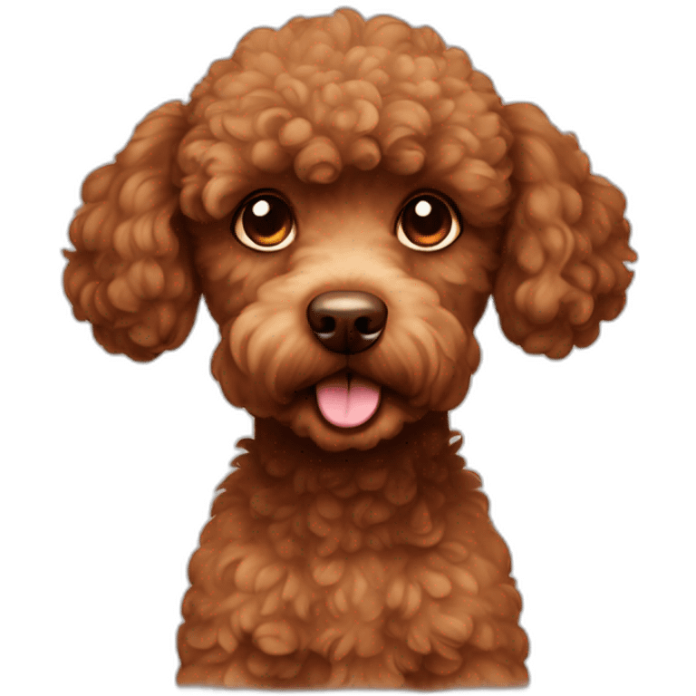 brown-cute-poodle emoji