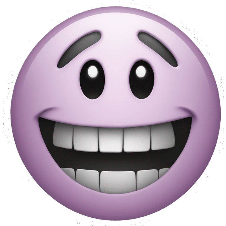 Distorted smiley emoji