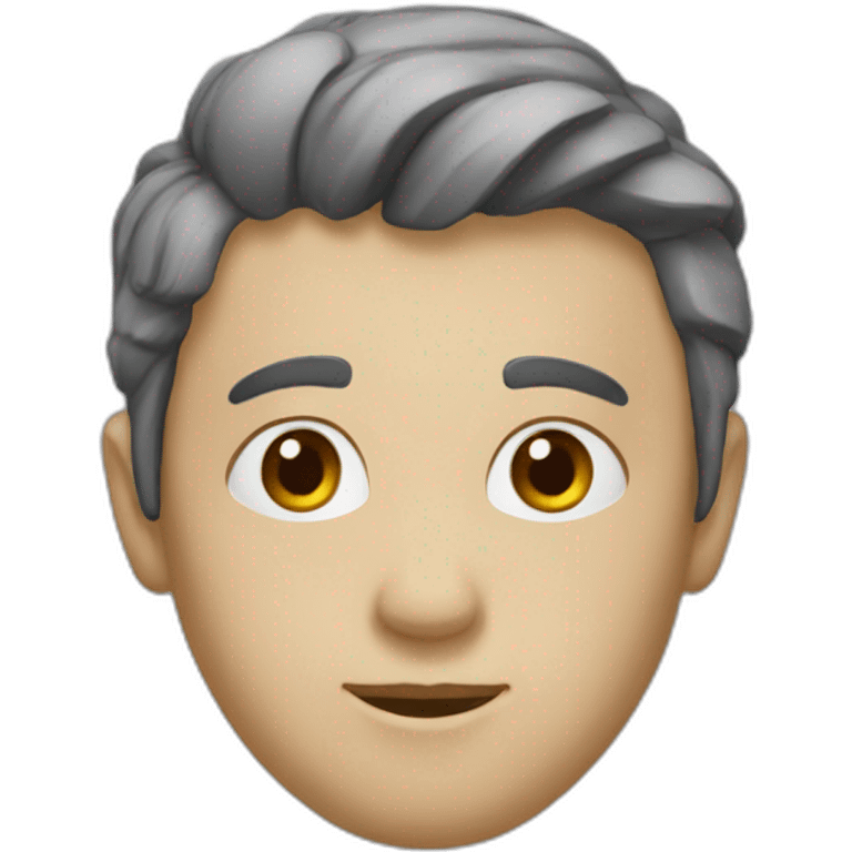 Tête carré emoji