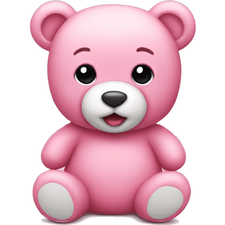 pink teddy bear  emoji