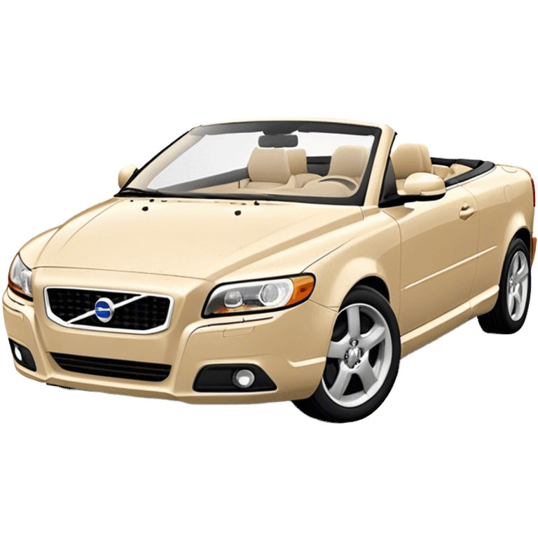 Sand color Volvo C70 Cabrio emoji