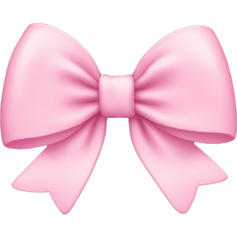 Baby pink bow emoji