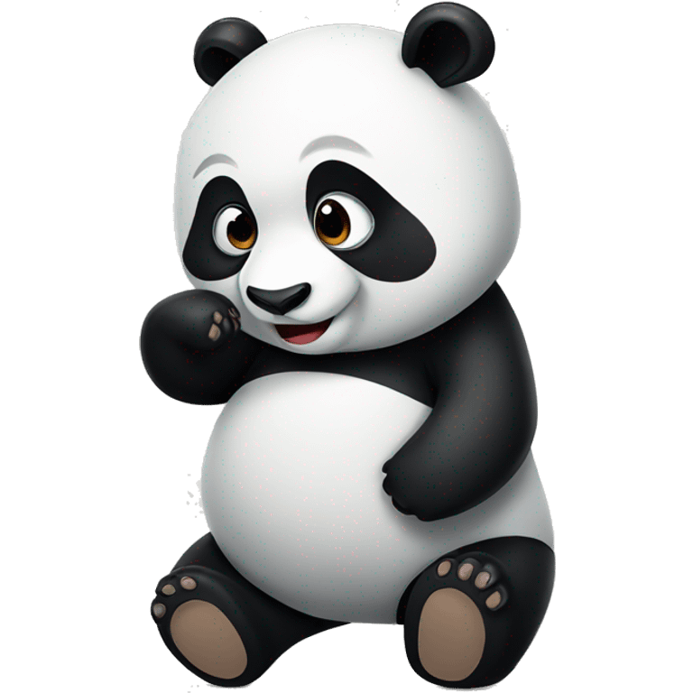 Funny Panda poses emoji