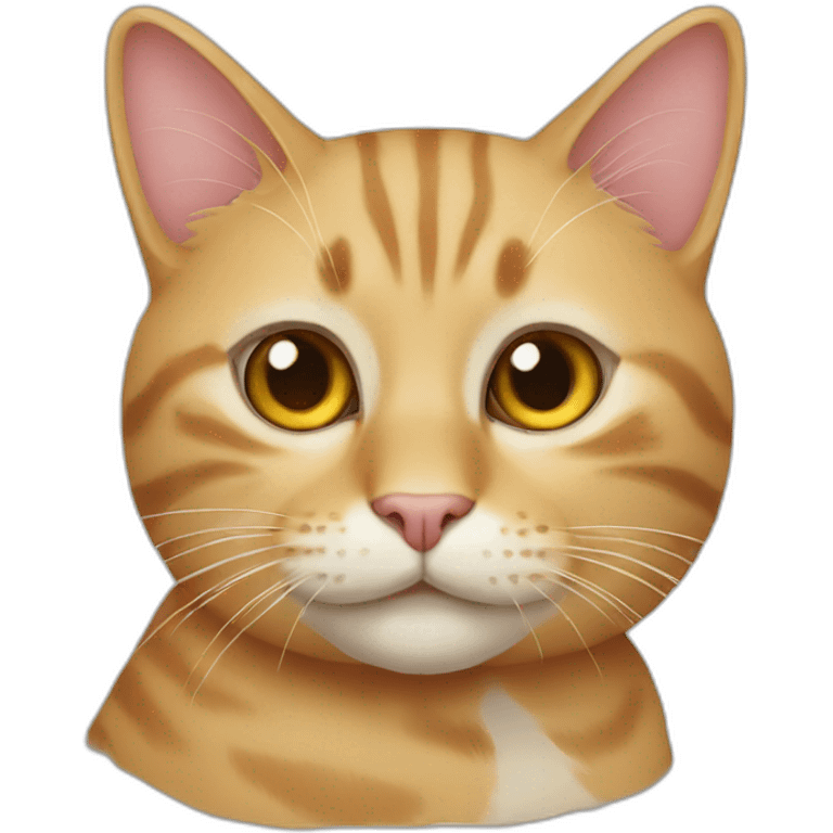 A cat on a. emoji