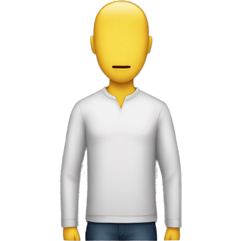 faceless man  emoji