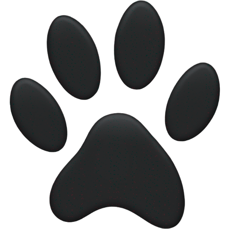 Black paw emoji