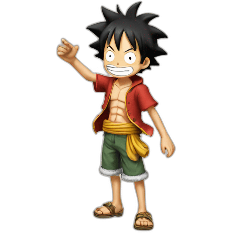 Luffy in joy boy emoji