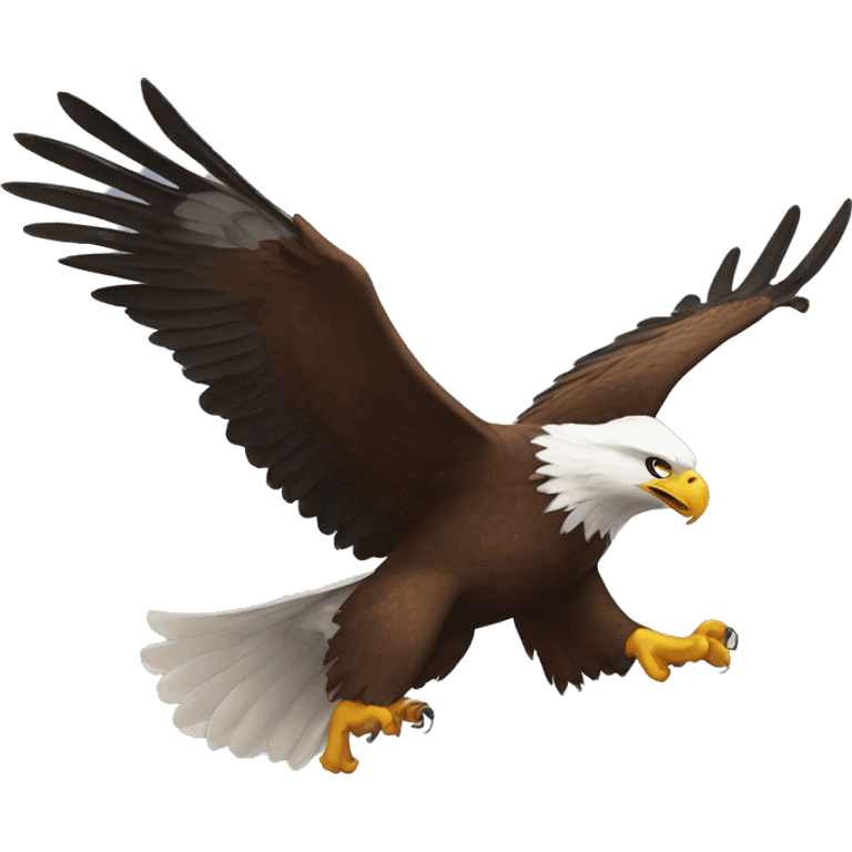 Flying eagle emoji