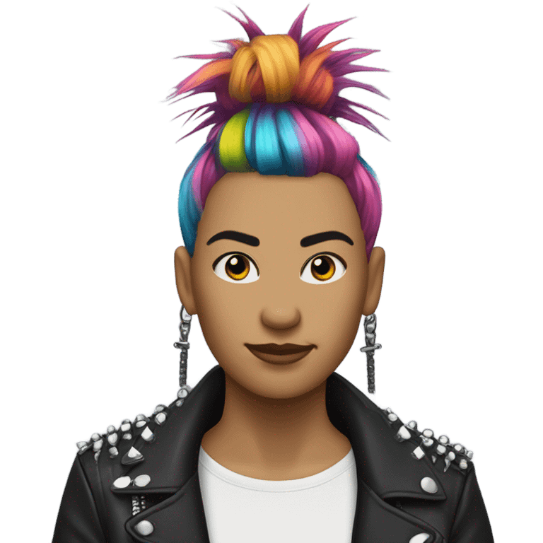 Moño punk emoji