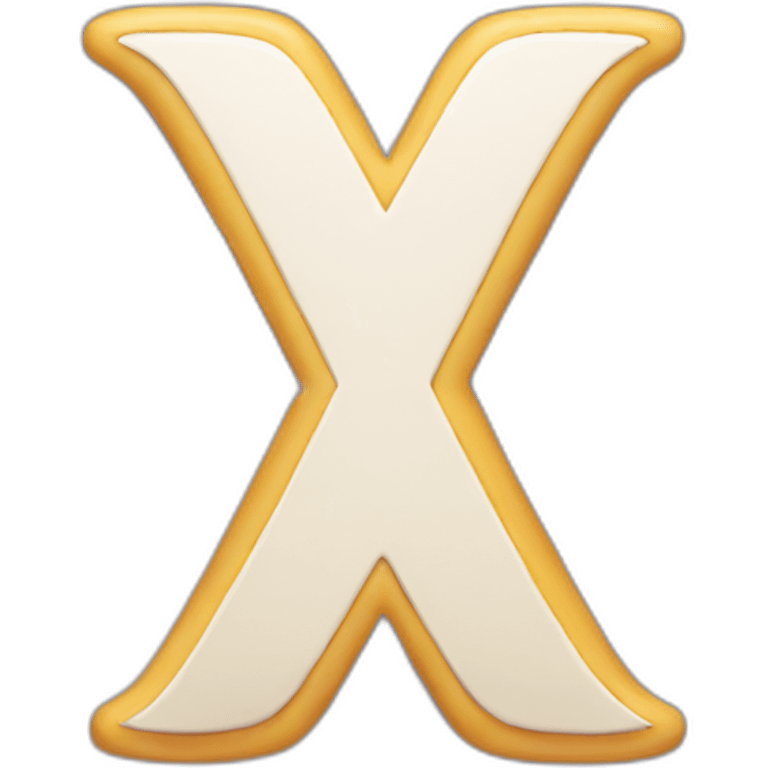 Letter X emoji