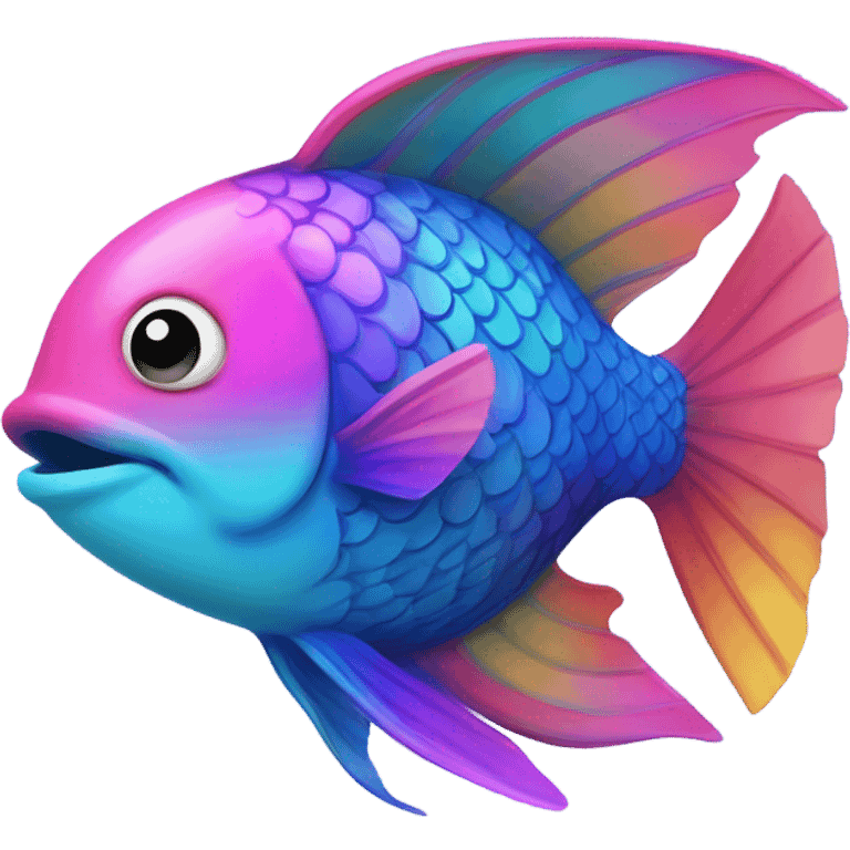 Gay fish emoji