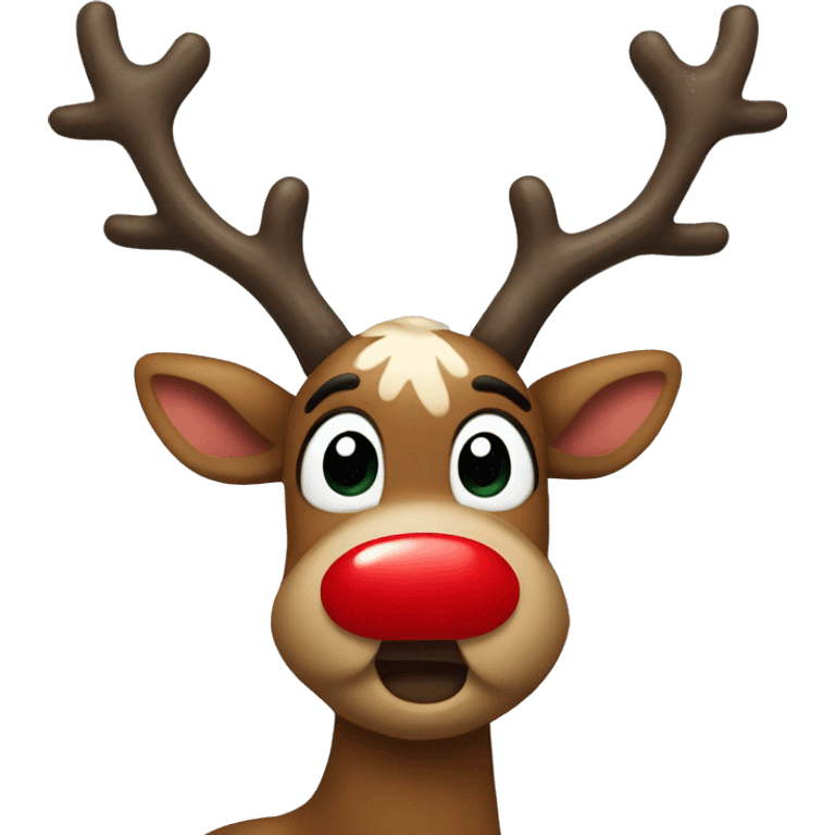 Red Nosed Reindeer emoji