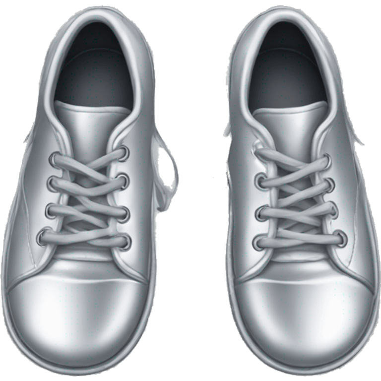 Silver shoes emoji