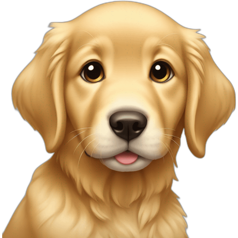 Baby Golden retriever emoji