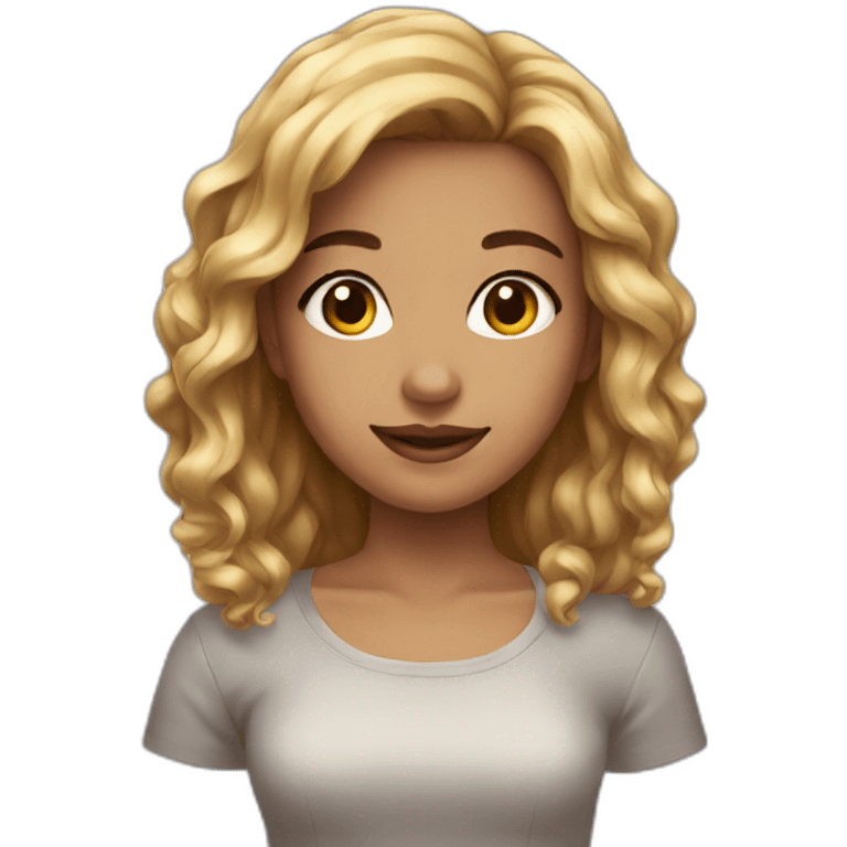 Beautiful girl emoji