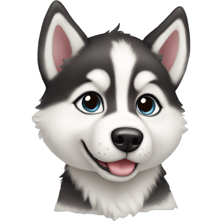 Baby Siberian Husky emoji