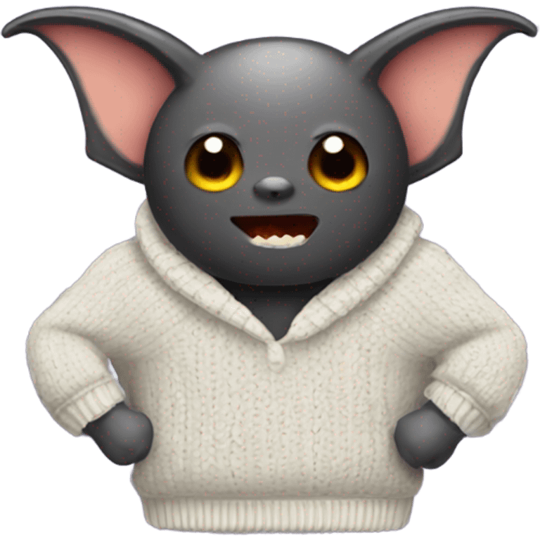 Bat in a sweater  emoji