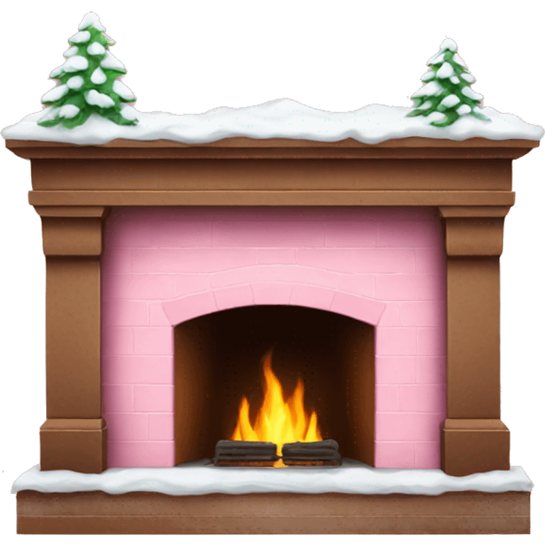 Winter Pink FirePlace emoji