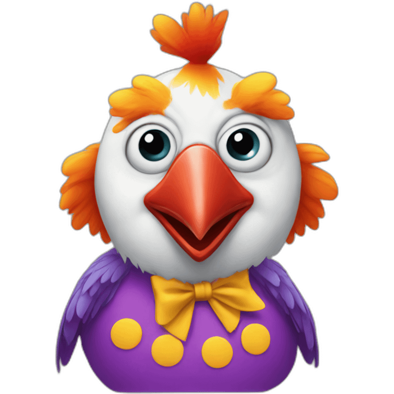 clown-bird emoji