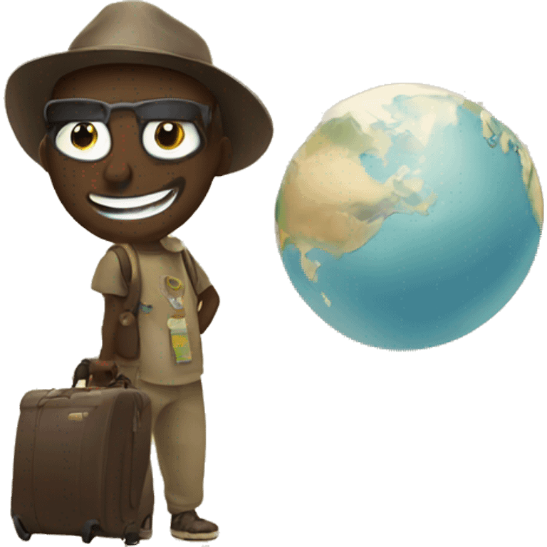 Traveling the world emoji