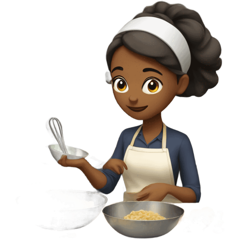 Girl cooking  emoji