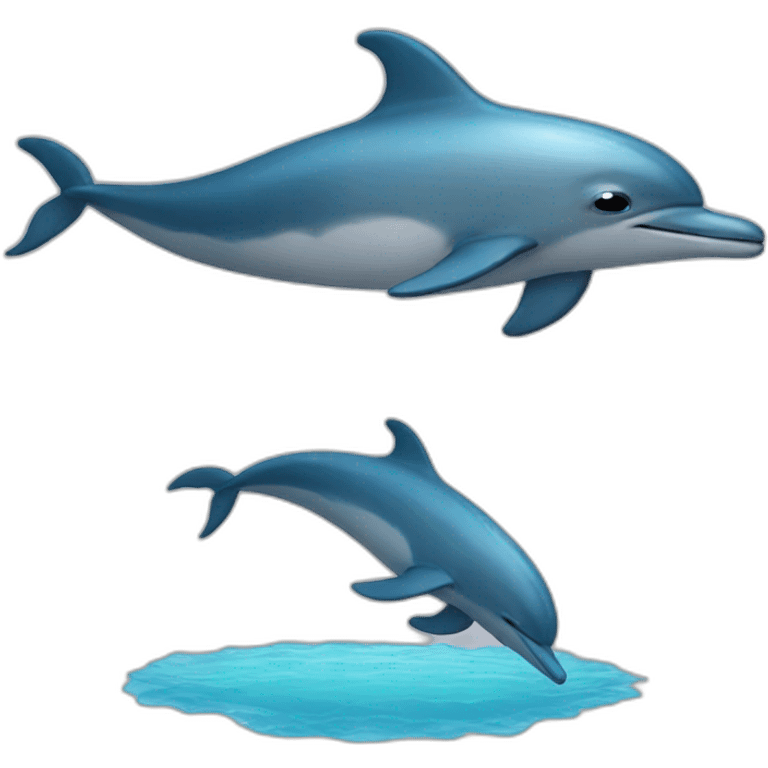 sad dolphin emoji