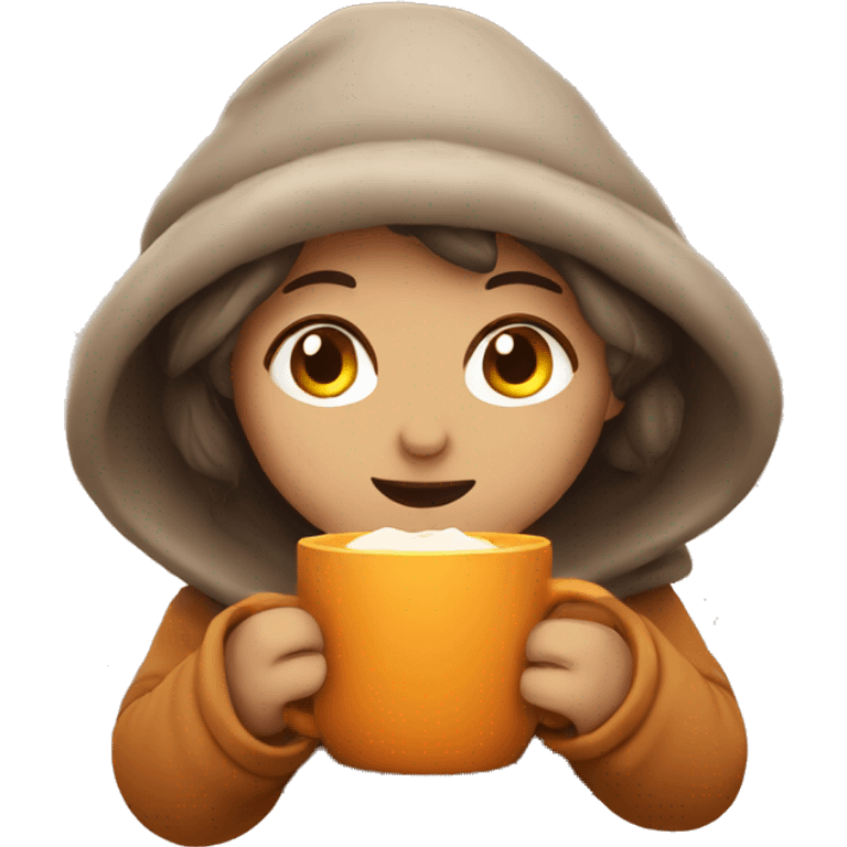 cozy autumn emoji